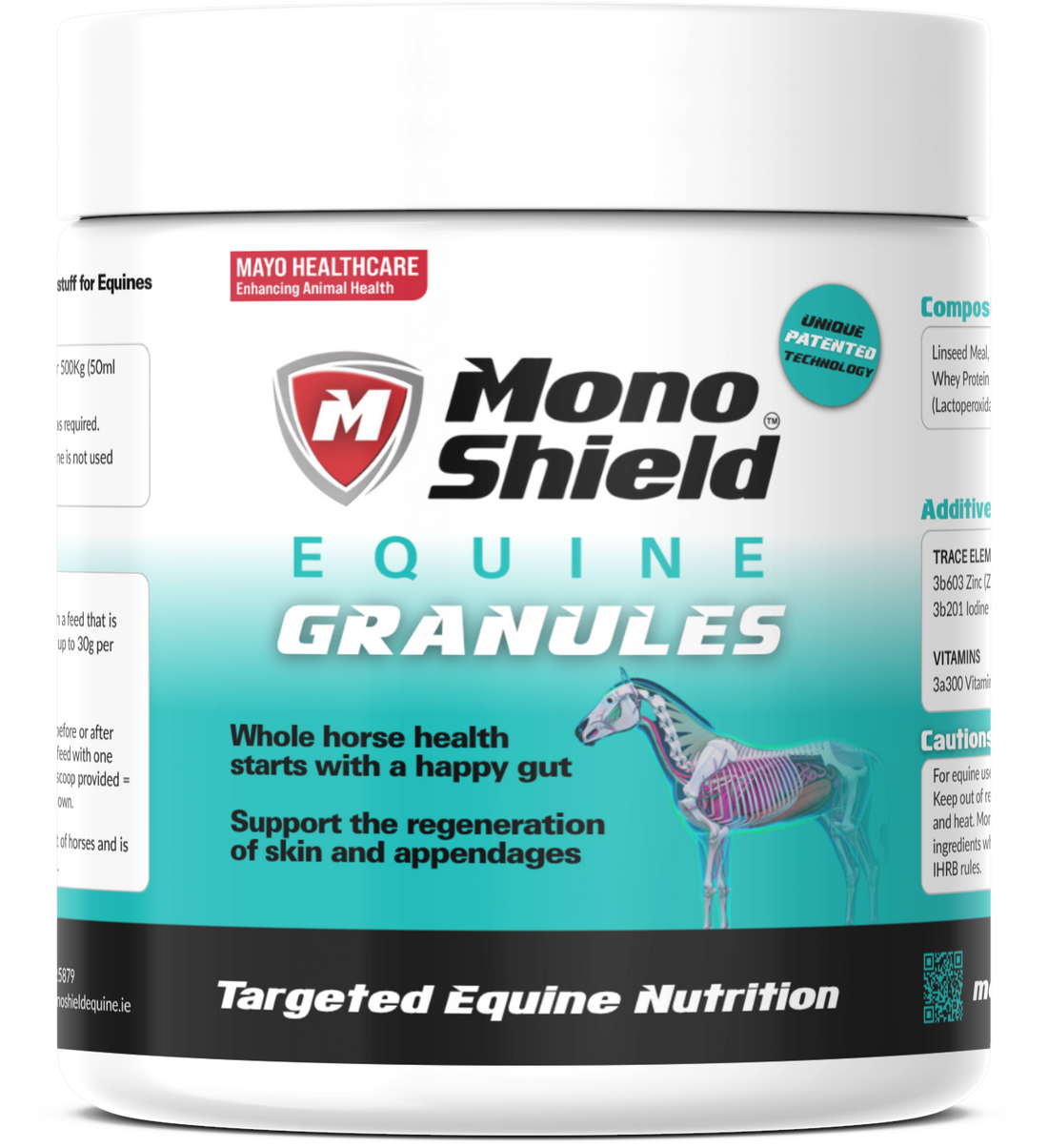 MonoShield Equine Granules for Digestive Health – Durwell Equine Naturals