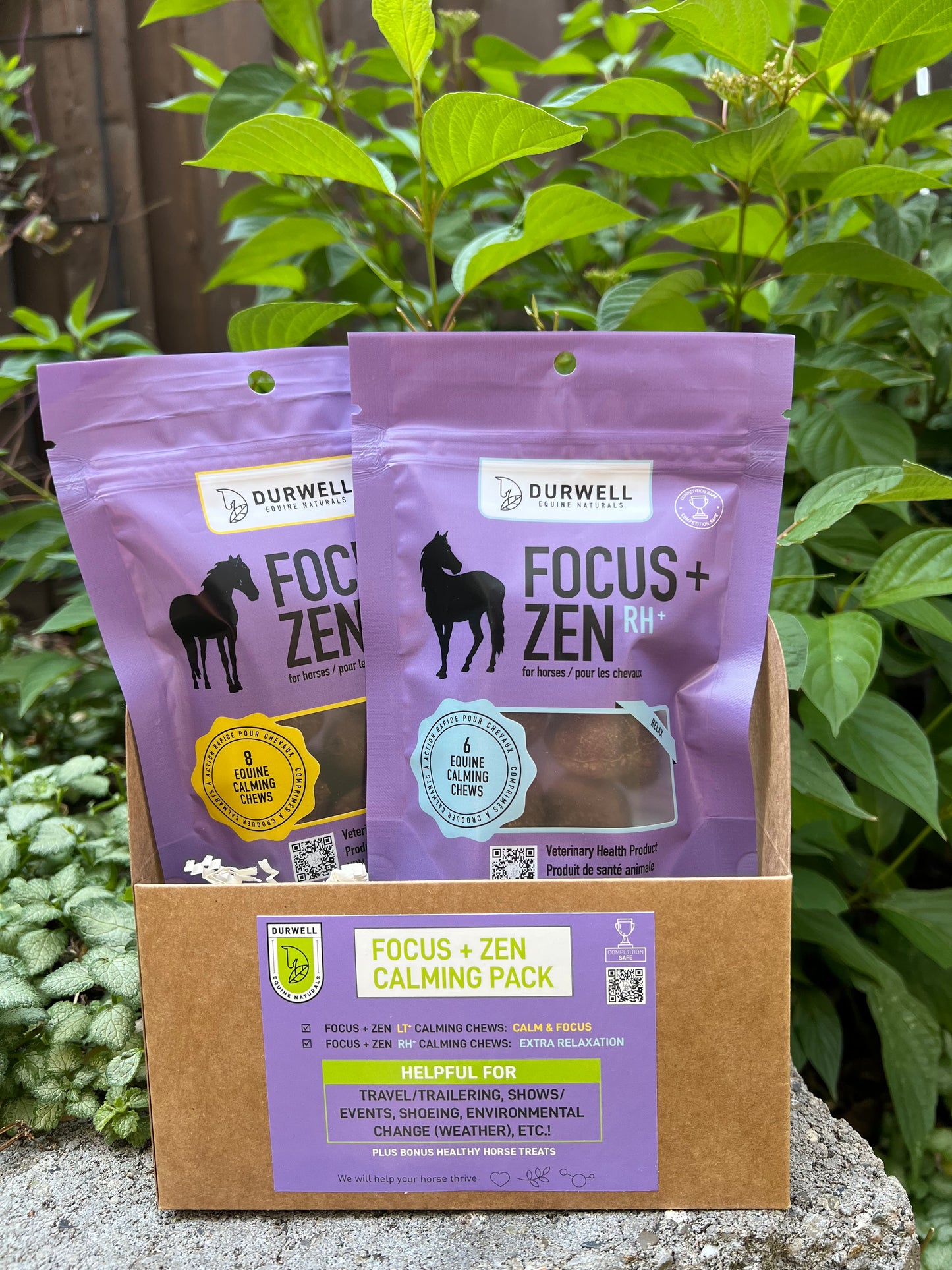 Focus + Zen Calming Chew Combo pack